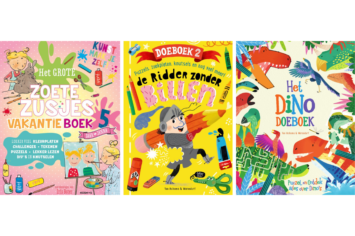 De leukste vakantieboeken en doeboeken voor kinderen – zomer 2025